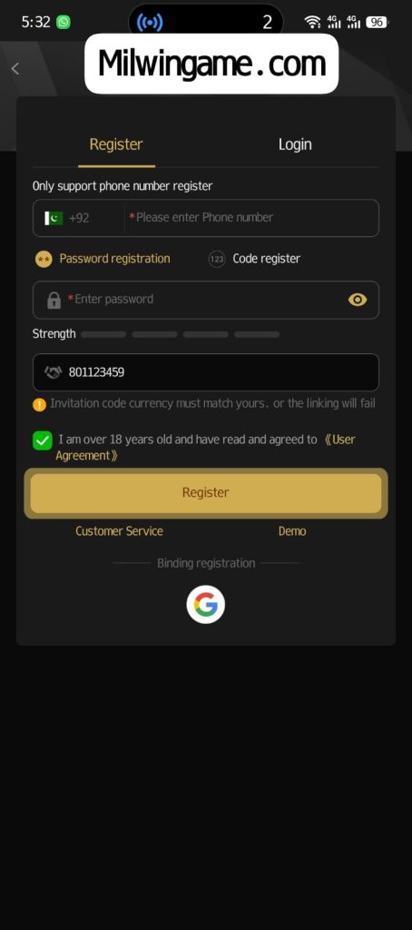 Mil Win Game Register Milwin Game Register
